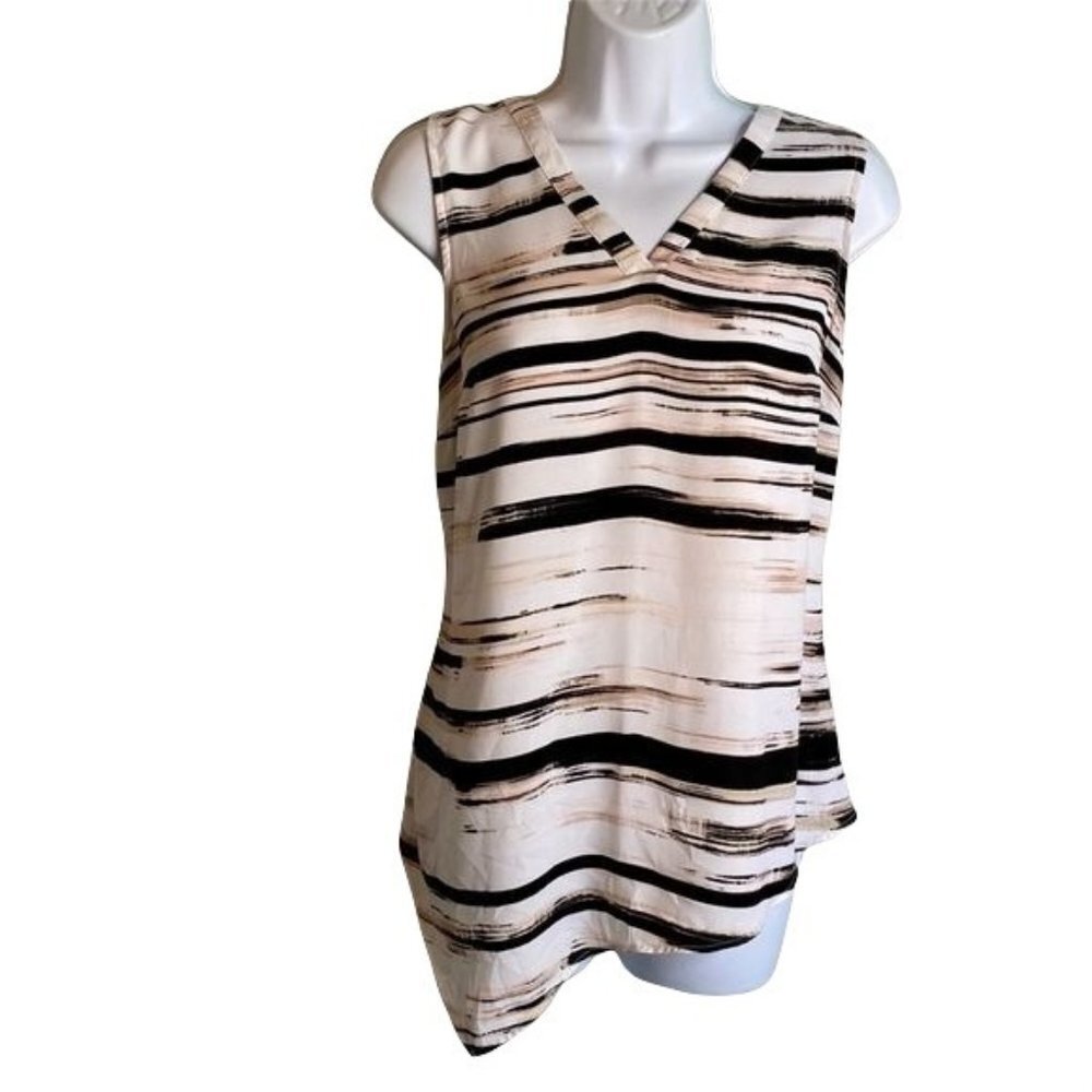Apt 9 Sleeveless Top with Asymmetrical Hemline Womens Small